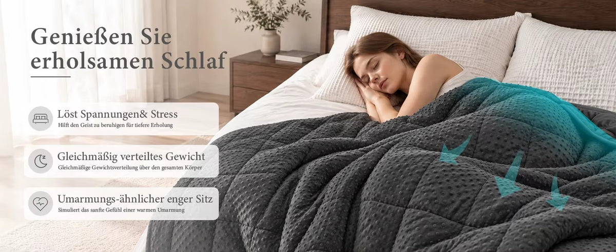 Gewichtsdecken sind nicht neu. Aber wie wir sie bauen, schon.